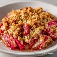 Rhubarb Crisp in 45 Minutes