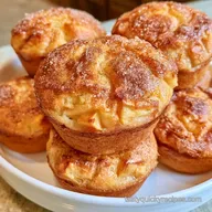 Cinnamon-Crusted Apple Snickerdoodle Muffins