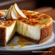 Ginger Pear Cheesecake: Achieve a Creamy, Crack-Free Finish