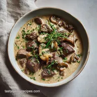Beef Stroganoff Soup Recipe in 40 Minutes