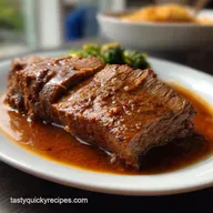 Delicious Jewish New Year Food Idea with Braised Brisket: Velvety Sauce
