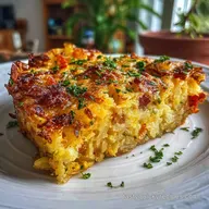 Breakfast Casserole with Hash Browns Ready in 55 Minutes
