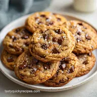 Best Ever Butterscotch Chocolate Chip Cookie with Sea Salt