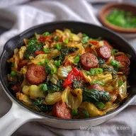 cabbage and sausage recipe in 20 Minutes: Caramelized