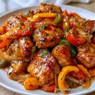 Chicken Bell Pepper Skillet in 35 Minutes