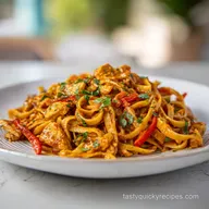Chicken Fajita Pasta: Velvety Tex Mex Comfort