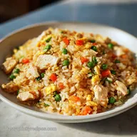 Easy Chicken Fried Rice Recipe (4 Servings)
