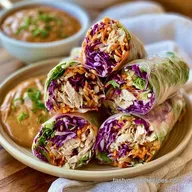 Chicken Rice Paper Rolls in 30 Minutes