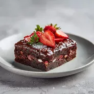 Chocolate Brownie Potluck Squares for 24 Servings