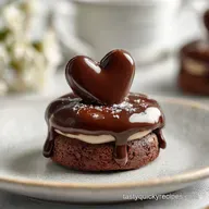Valentines Treat with Chocolate Hearts: Crispy Dark Chocolate