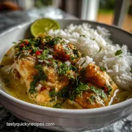 Coconut Lime Fish Curry with Jasmine: Easy Weeknight Meal