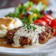 Country Fried Steak Recipe Oven-Baked in 30 Minutes