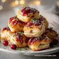 Delicious Christmas Finger Food Idea with Cranberry and Brie - 30-Minute Appetizer