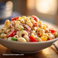 Office Potluck Recipe with Creamy Pasta Salad in 30 Minutes