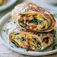 Crispy Rice Paper Breakfast Roll: 25 Min