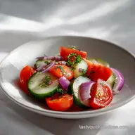 Cucumber Tomato Salad: Crisp and Velvety