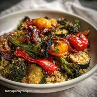 Daniel Fast Food Recipe with Roasted Vegetables and Quinoa: Smoky & Satisfying