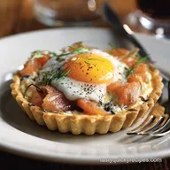 Duck Egg Recipes: Ultra-Creamy Smoked Salmon Tart for Brunch