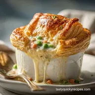 Chicken Pot Pie with Puff Pastry in 45 Minutes