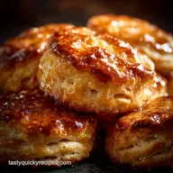 Apple Pie Biscuits: Flaky Laminated Dough with Brown Butter Glaze