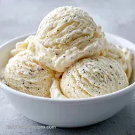 Vanilla Ice Cream with Bean Paste
