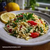 Orzo Lemon Salad in 20 Minutes | Lemon Orzo Salad Recipe