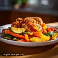 Roasted Chicken and Vegetables for 4 Servings