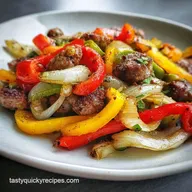 Ground Sausage Recipe with Peppers in 25 Minutes