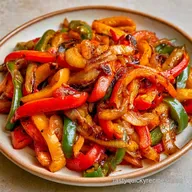 Saut&eacute;ed Bell Peppers for 4 Servings