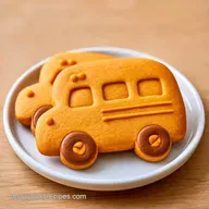 School Bus Cookies with Maple Syrup