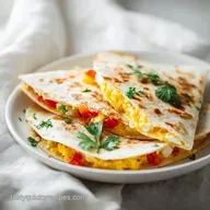 Breakfast Quesadillas in 20 Minutes with Fluffy Scrambled Eggs