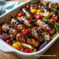 Weeknight Recipes: 40-Min Balsamic Glazed Sheet Pan Sausage