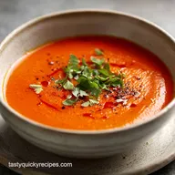 Roasted Red Pepper Soup Recipe in 30 Minutes