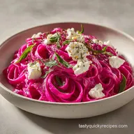 Pink Pasta: Party-Ready Creamy Roasted Beet Sauce
