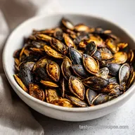 Spicy Pumpkin Seeds: A Crunchy Roasted Snack for 8 Servings