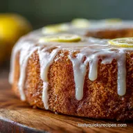Sugar Free Lemon Cake with Glaze Moist Crumb Zero Carbs