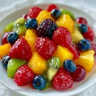 Summer Fruit Salad: Glossy and Tangy
