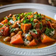 Daniel Fast Recipe with Sweet Potato and Chickpeas