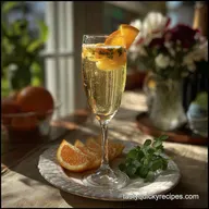 Thanksgiving Champagne Cocktail 6 Steps to: Tart & Toasty Flavor