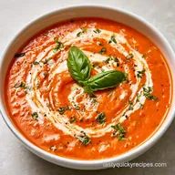 Tomato Basil Soup for 6 Servings