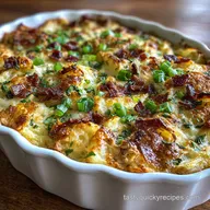 Twice Baked Potato Casserole for 8 Servings