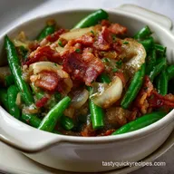 Canned Green Bean Recipe: 10-Minute Bacon Onion Side