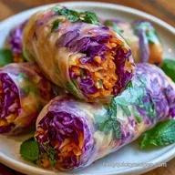 Vegetarian Rice Paper Rolls Air Fryer