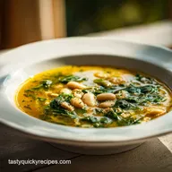 Turkey White Bean Spinach Soup in 30 Minutes