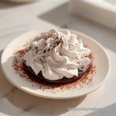 2-Ingredient Chocolate Souffle with Whipped Cream in 27 Minutes