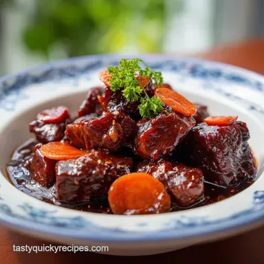 Beef Bourguignon Recipe in 3 Hours Recipe Card