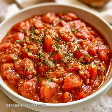 Marinara Sauce in 30 Minutes Recipe Card