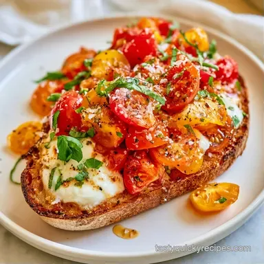 Basil Tomato Sandwich in 40 Minutes Recipe Card