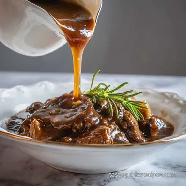 Beef Gravy Recipe in 15 Minutes | Classic Roast Beef Gravy Recipe Card