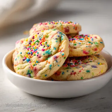 Birthday Cake Cookies in 22 Minutes Recipe Card